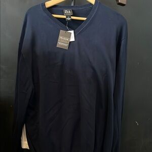Jos. A. Bank Blue V-Neck Sweater